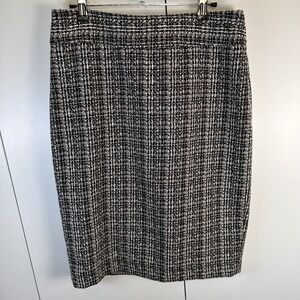 Charter Club Womens‎ 8 Pencil Skirt Tweed Preppy Academia Textured Staple